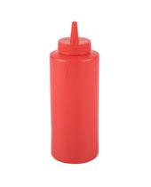 Squeeze Bottle 12 OZ Red