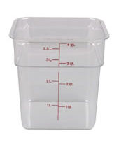 Food Storage Container Polycarbonate Square 6 QT NSF