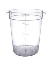 Food Storage Container Polycarbonate Round 8 QT NSF