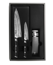 Chef's 200mm+Utility Knife 120mm+Yaxell Sharp Tsuchimon Set
