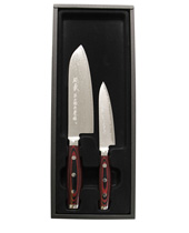 Santoku 165mm+Utility 120mm Knife Set Super GOU