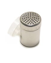 Cheese Dredger Without Handle S/S 10 Oz And With Plastic Lid