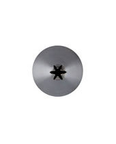 Pastry Tube Closed Star 3mm S/S #841