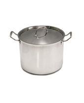 Deep Stock Pot 25.3 Qt, 34cm 3 Ply S/S With Cover