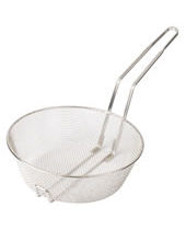 Culinary Basket - Fine Mesh Nickel Plated Steel Wire Diam. 12