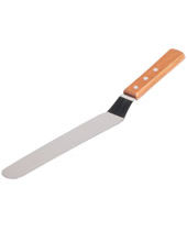 Off-Set Spatula S/S Blade Wooden Handle 10