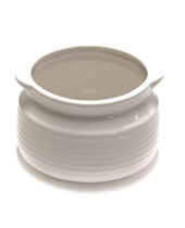 Onion Soup Bowl White Ceramic 16 OZ