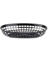 Food Basket Plastic Black 9¼ x 6