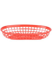 Food Basket Plastic Red 9¼ x 6 (235x150mm)