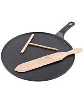 Crepe Pan with Accessories 30Cm Black