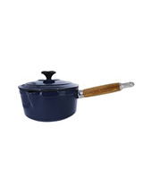 Saucepan with Lid 16Cm Blue/Cream 1.2L