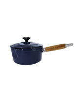 Saucepan with Lid 20Cm Blue/Cream 2.4L