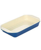 Rectangular Dish 22.5Cm Blue/Cream 0.7L