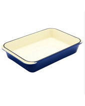 Gratin Dish 36.5Cm Blue/Cream 4L