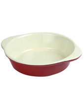 Round Dish 15 Cm Red/Cream 0.5L