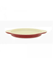 Egg Dish 16Cm Red/Cream 0.3L