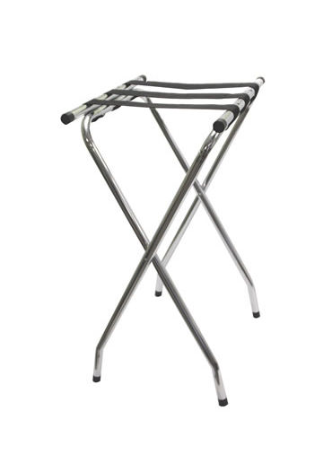 Chrome-Plated Steel Tray Stand