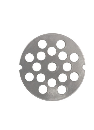 Meat Plate #12 For Meat Grinder, 10mm, Stainless Steel