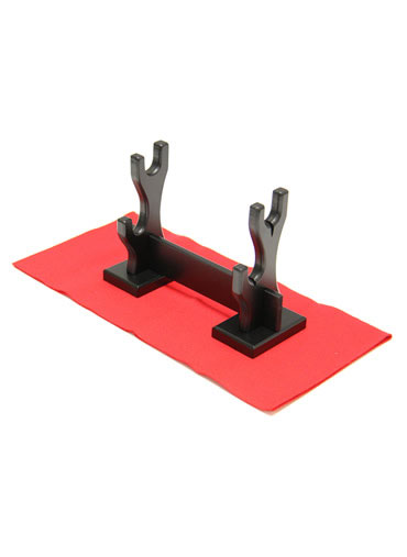 Wood Knife Stand Black For 2 P