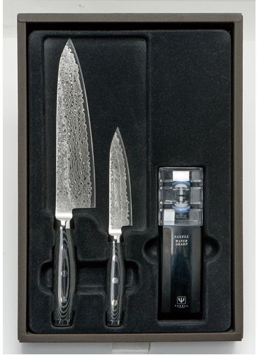 Chef's 200mm+Utility Knife 120mm+Yaxell Sharp Set GOU
