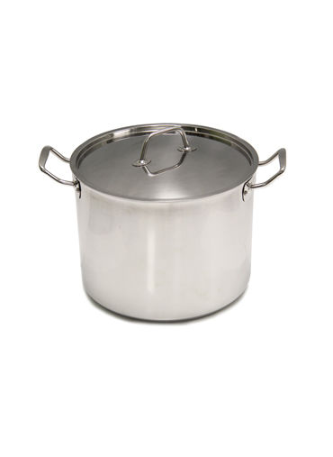 Deep Stock Pot 9.2 Qt, 24cm 3 Ply S/S With Cover