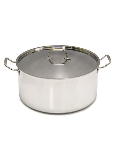 Sauce Pot 23.6 Qt, 36cm 3 Ply S/S With Cover