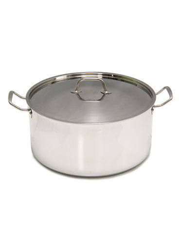 Sauce Pot 29.7 Qt, 40cm 3 Ply S/S With Cover
