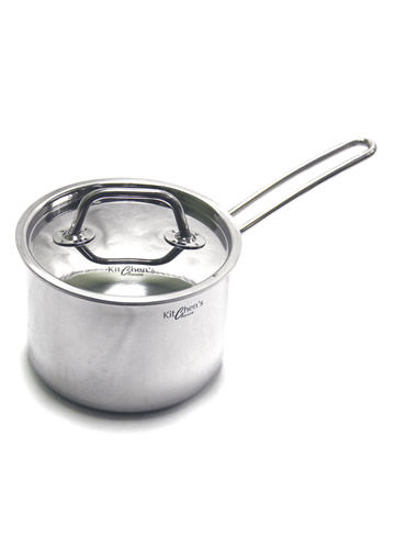 Sauce Pan 2.6 Qt, 16cm 3 Ply S/S With Cover
