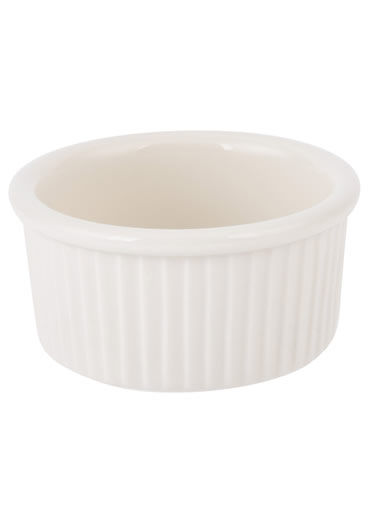 Ramekin White Ceramic 10 OZ 4-1/4