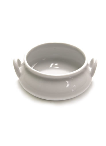 Chili Bowl White Ceramic 10 OZ