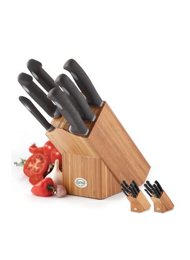Block 5 Pcs. With Cooks Knife 9 1/2'' Gourmet