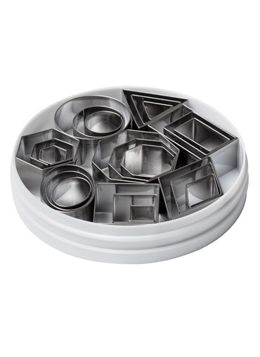 Geometric Shapes Cutter Set (Stainless Steel)