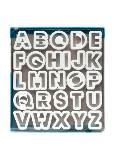 Alphabet Cutter Set