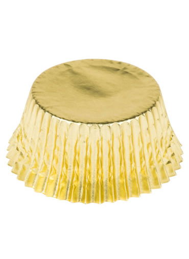 Gold Paper-Lined Foil Baking Cups 1.94
