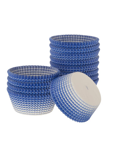 Blue Stripe Paper Baking Cups 1.94