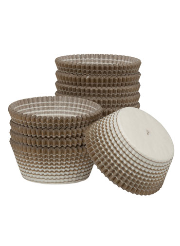 Gold Stripe Paper Baking Cups 1.94