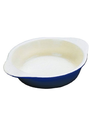 Round Dish 15 Cm Blue/Cream 0.5L