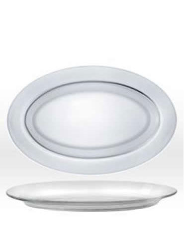 Lys Clear Oval Dish 36 cm (14 1/8